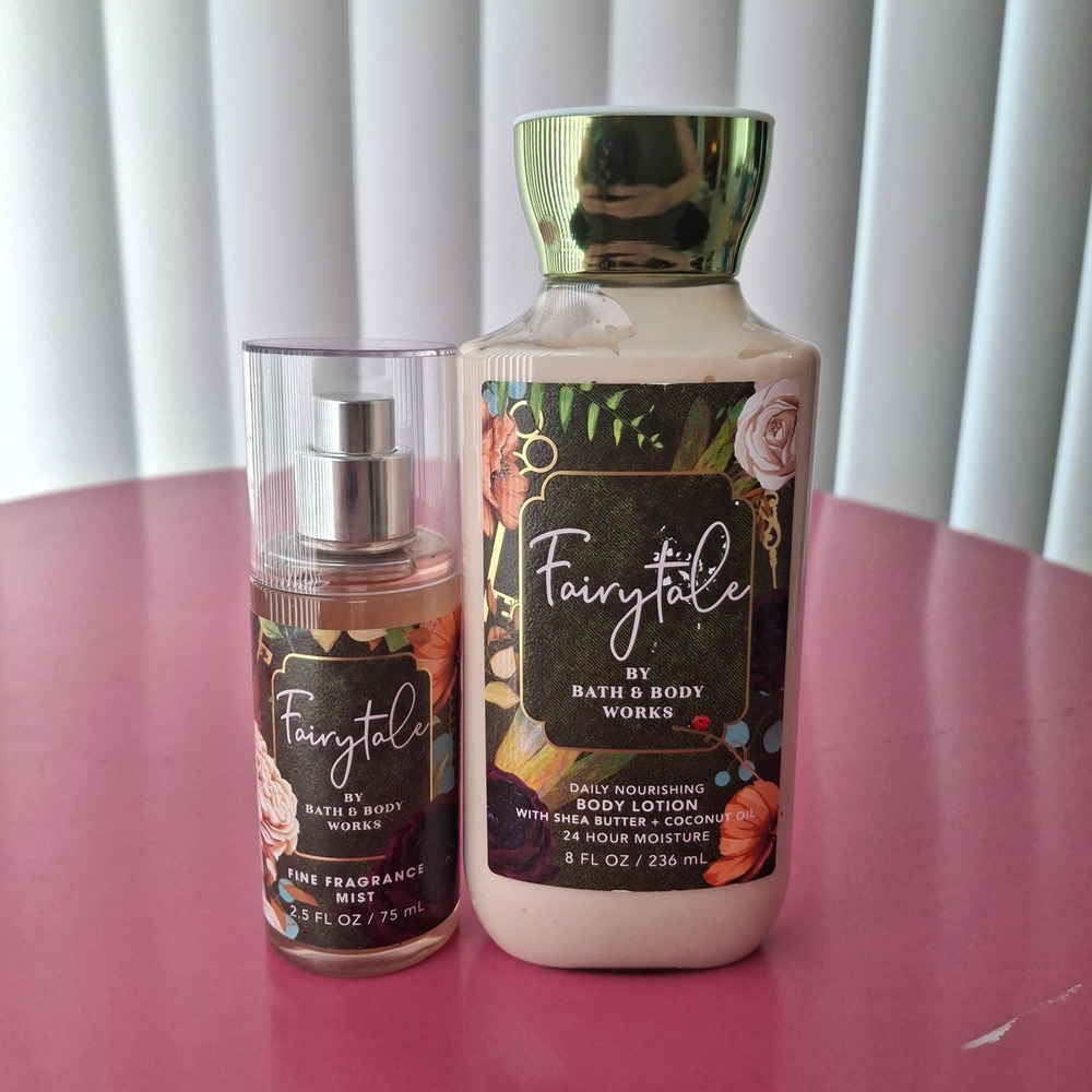 Bath & Body Works FAIRYTALE Fragrance Mist & Body Lotion Set of 2 Original